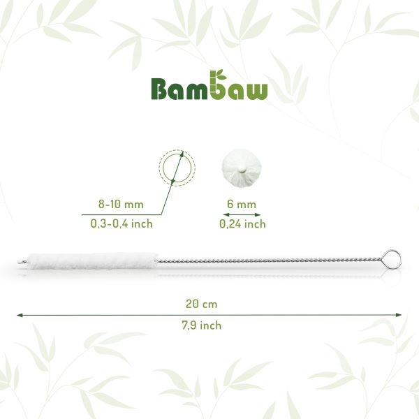 Bambaw -- Brosses à pailles en coton  x 50