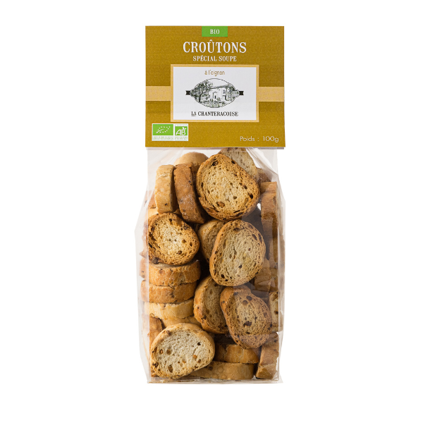 La Chanteracoise -- Croûtons bio oignon - 100 g