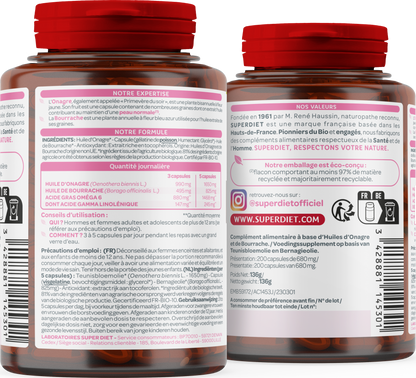 Huiles onagre et bourrache (beauté de la peau) - 2