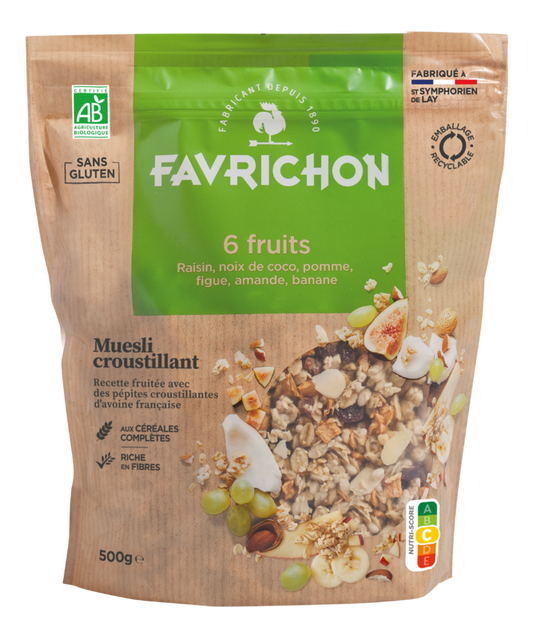 Muesli croustillant 6 fruits - 1