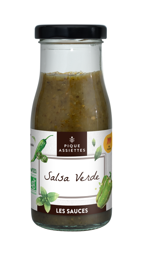 Pique Assiettes -- Sauce salsa verde bio - 130 ml