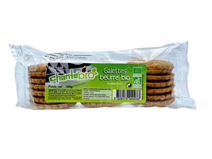 Chante Bio -- Galettes pur beurre bio - 180 g x 10